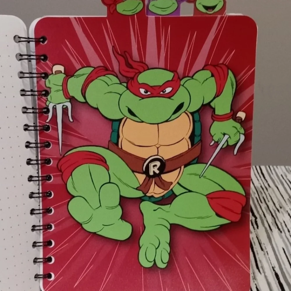 Teenage Mutant Ninja Turtles Spiral Tab Journal